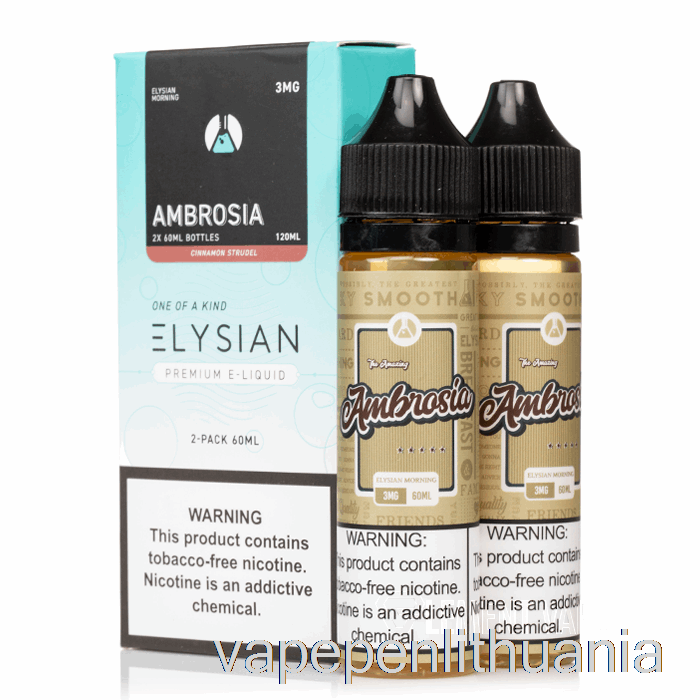 Ambrosia - Elysian Labs E-skystis - 120ml 0mg Vape Skystis